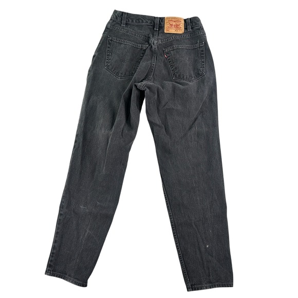 Vintage Levis 560 Loose Fit Tapered Leg Jeans Mens 30x32 Black Denim USA - Picture 2 of 12